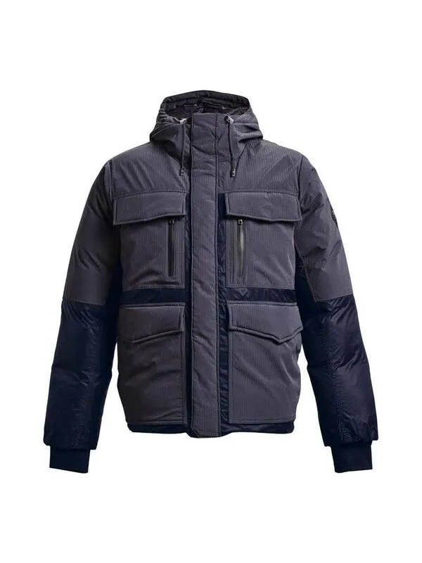 Куртка storm ultimate down jacket 'grey' Under Armour — изображение 1 из 4, серый