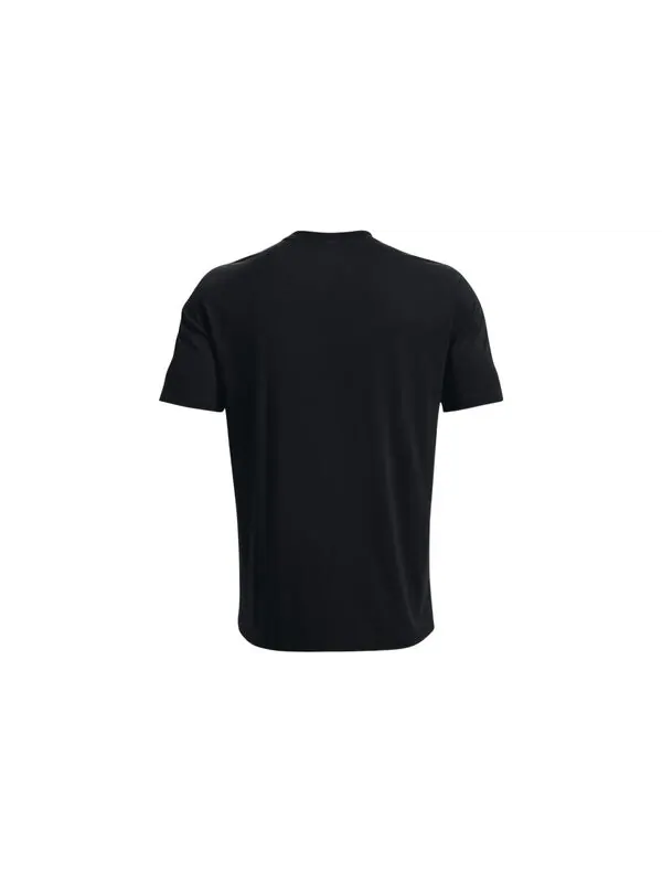 Футболка curry tree easy t-shirt 'black' Under Armour — изображение 2 из 2, черный/белый/желтый