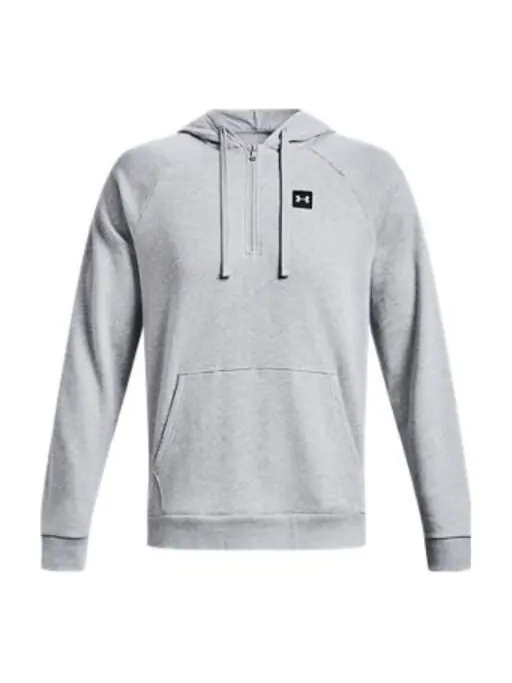 Толстовка rival fleece zip hoodie 'light grey' Under Armour — изображение 1 из 4, светлый серый
