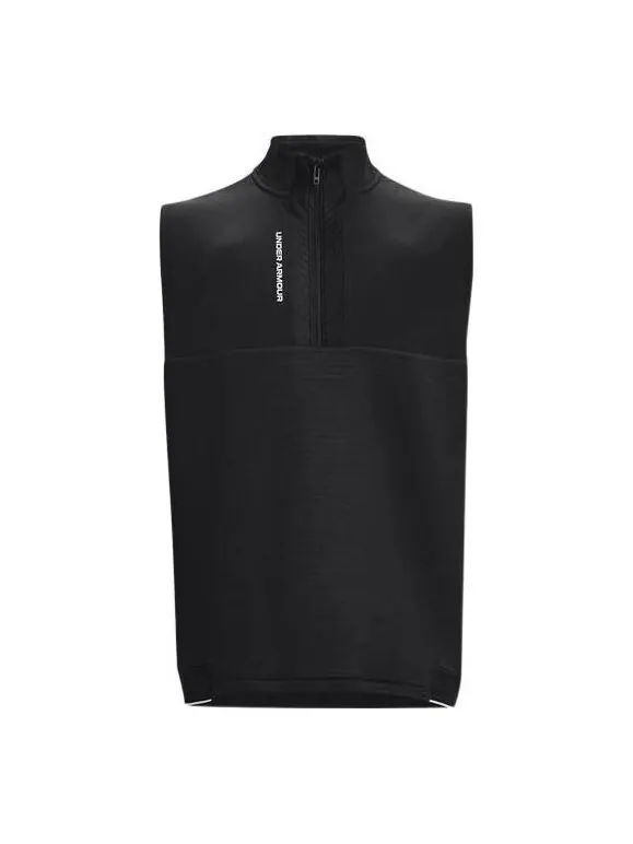 Жилет storm daytona 1/2-zip golf vest 'black' Under Armour — изображение 1 из 4, черный