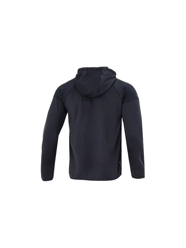 Куртка rush warm-up full-zip hoodie jacket 'black' Under Armour — изображение 2 из 4, черный