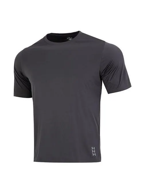 Футболка terrain t-shirt 'black grey' Under Armour — изображение 1 из 2, черный/серый