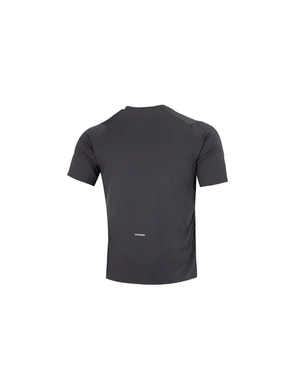 Футболка terrain t-shirt 'black grey' Under Armour — изображение 2 из 2, черный/серый
