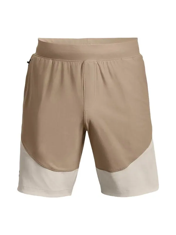 Шорты unstoppable hybrid shorts 'light brown beige' Under Armour — изображение 1 из 4