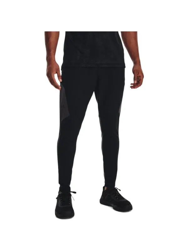 Брюки unstoppable hybrid pants 'black' Under Armour — изображение 3 из 4, черный