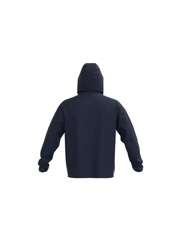 Куртка rush fleece full zip hoodie jacket 'blue' Under Armour — изображение 2 из 4, синий