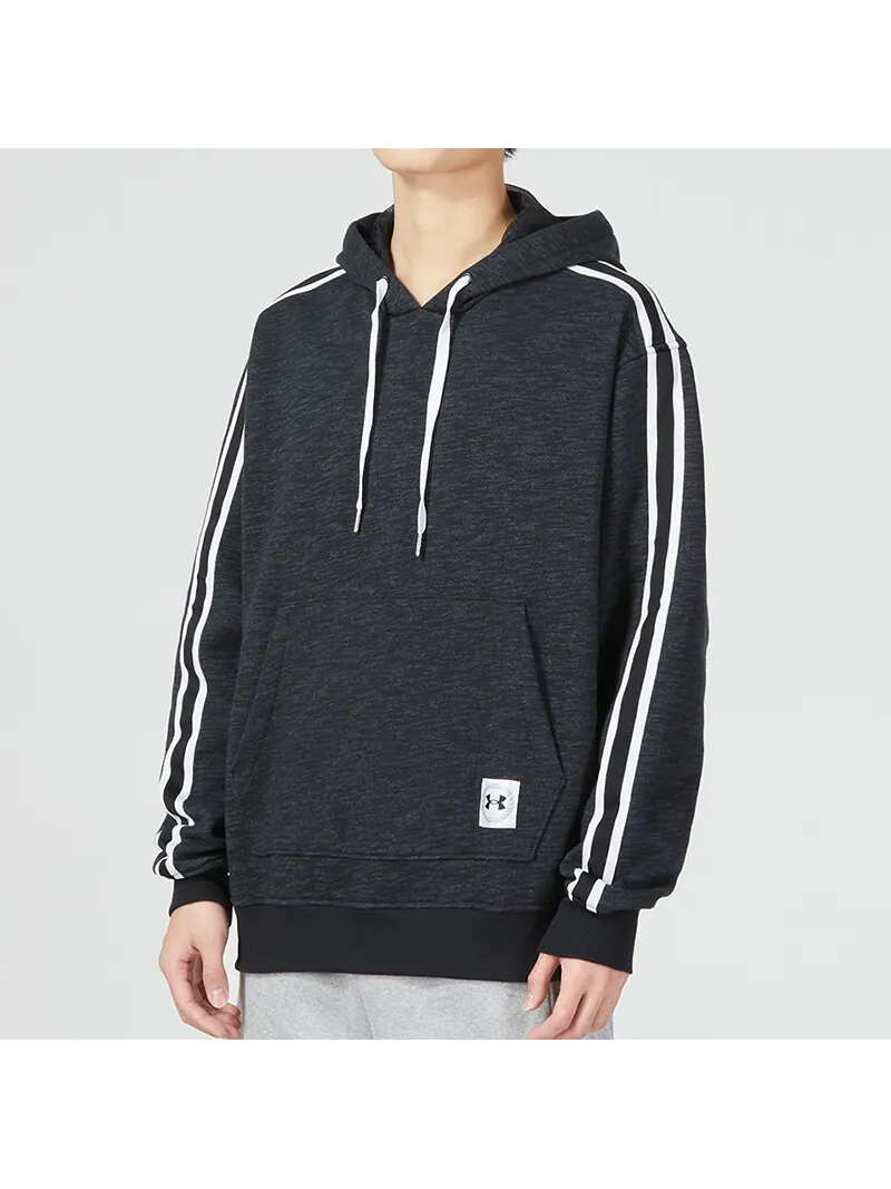 Худи Under Armour UA Essential Fleece Heritage — изображение 5 из 5, черный