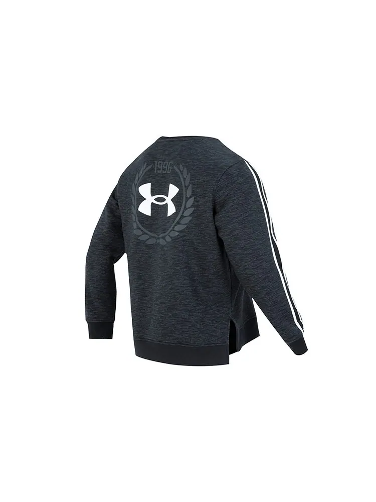 Свитшот Under Armour UA Essential Fleece Heritage — изображение 3 из 6, темный серый