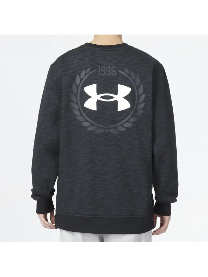 Свитшот Under Armour UA Essential Fleece Heritage — изображение 5 из 6, темный серый