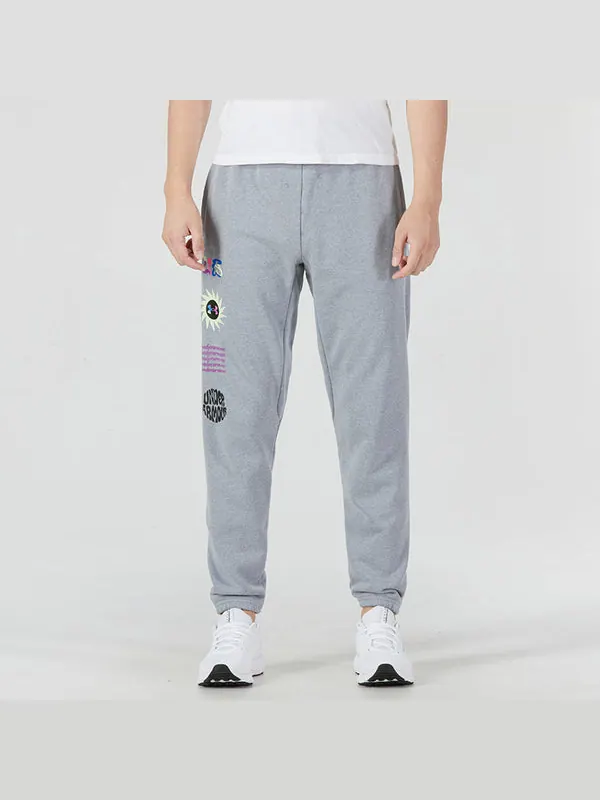 Брюки elevated terry joggers 'grey' Under Armour — изображение 4 из 4, серый