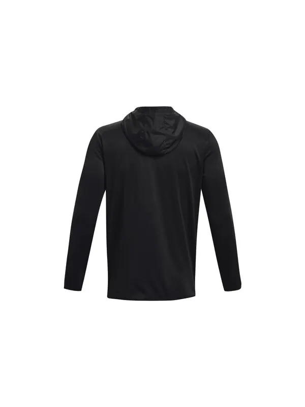 Толстовка fleece storm full-zip hoodie 'black' Under Armour — изображение 2 из 4, черный