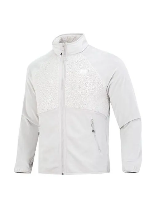 Куртка journey fleece full zip jacket 'halo grey' Under Armour — изображение 1 из 2, серый/белый