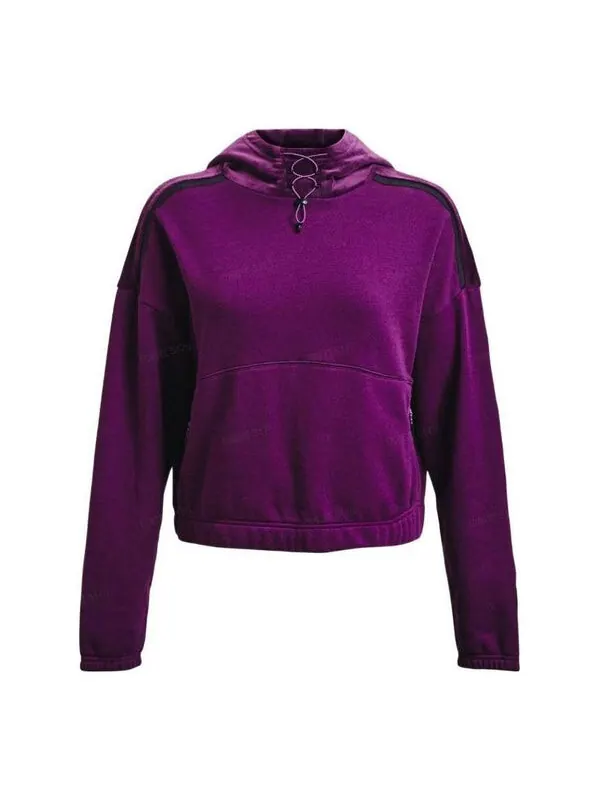 Толстовка journey fleece hoodie 'purple' Under Armour — изображение 1 из 4, фиолетовый