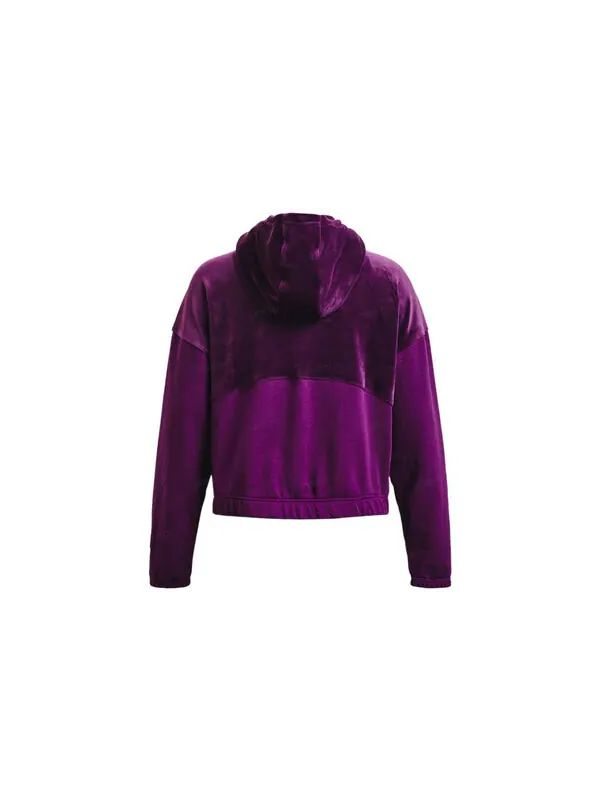 Толстовка journey fleece hoodie 'purple' Under Armour — изображение 2 из 4, фиолетовый