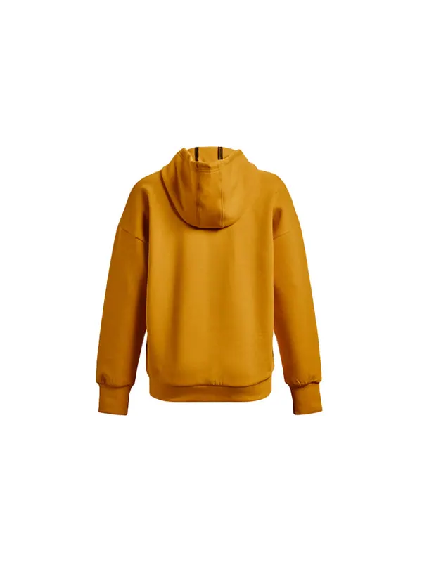 Толстовка summit logo hoodie 'yellow gold' Under Armour — изображение 2 из 2, желтый/золотистый