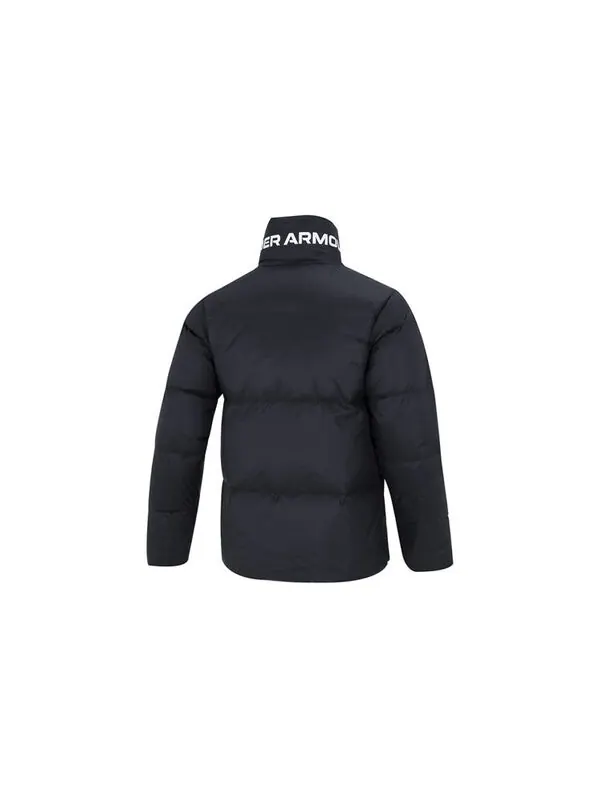 Куртка logo puffer jacket 'black' Under Armour — изображение 2 из 2, черный