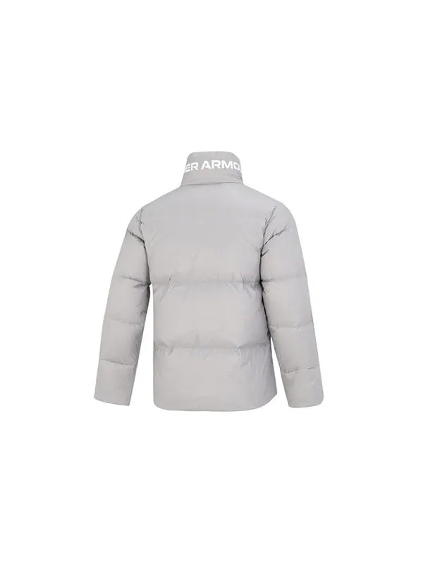 Куртка logo puffer jacket 'light grey' Under Armour — изображение 2 из 2, светлый серый