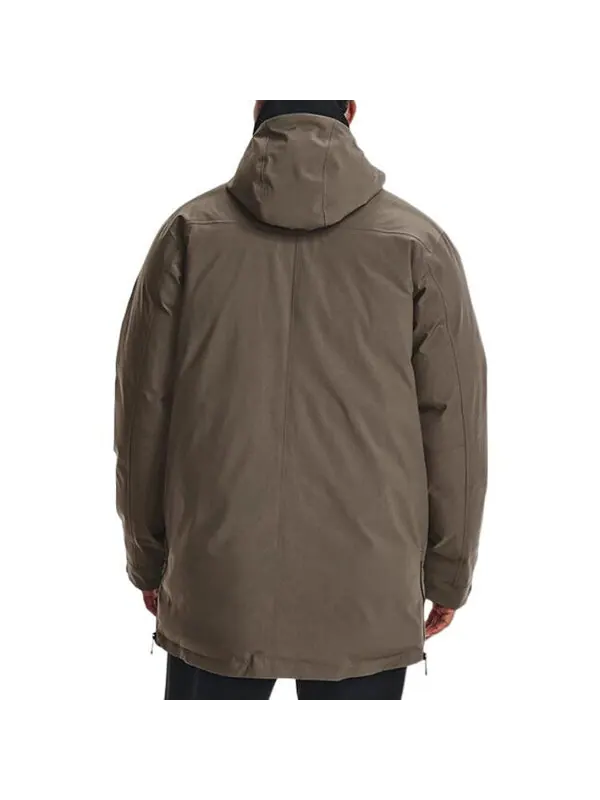 Куртка stormproof extreme down jacket 'brown' Under Armour — изображение 4 из 4, коричневый