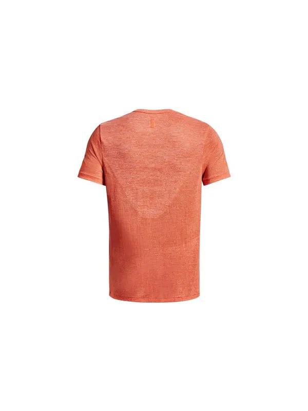 Футболка seamless stride short sleeve 'frosted orange' Under Armour — изображение 2 из 4, оранжевый