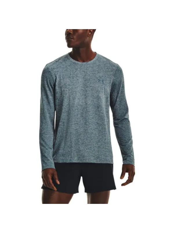 Футболка seamless stride long sleeve 'blue' Under Armour — изображение 3 из 3, синий