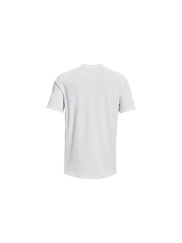 Футболка curry gradient heavyweight t-shirt 'white multi' Under Armour — изображение 2 из 4, белый/мульти