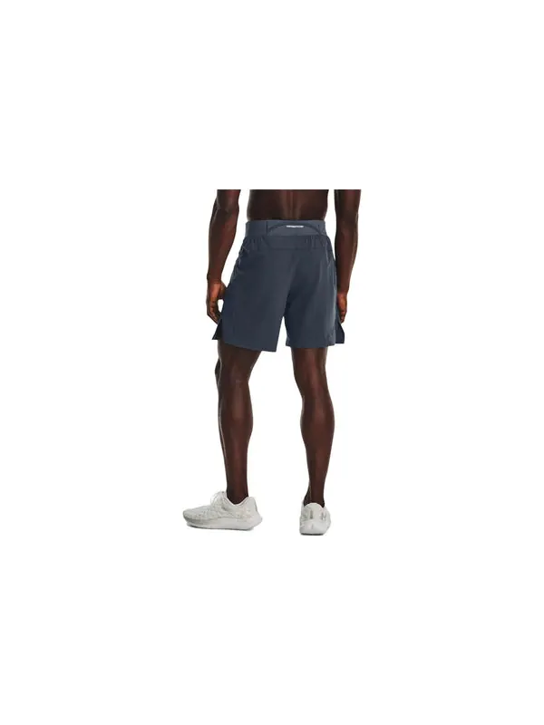Шорты launch elite 7 inch shorts 'grey' Under Armour — изображение 2 из 3, серый
