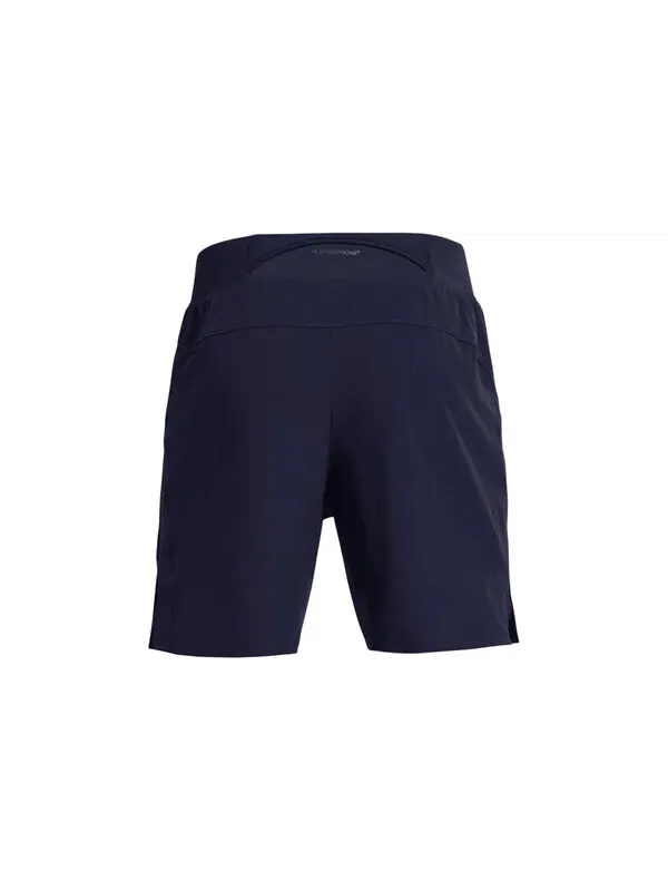 Шорты launch elite 7inch shorts 'navy' Under Armour — изображение 2 из 4, темно-синий