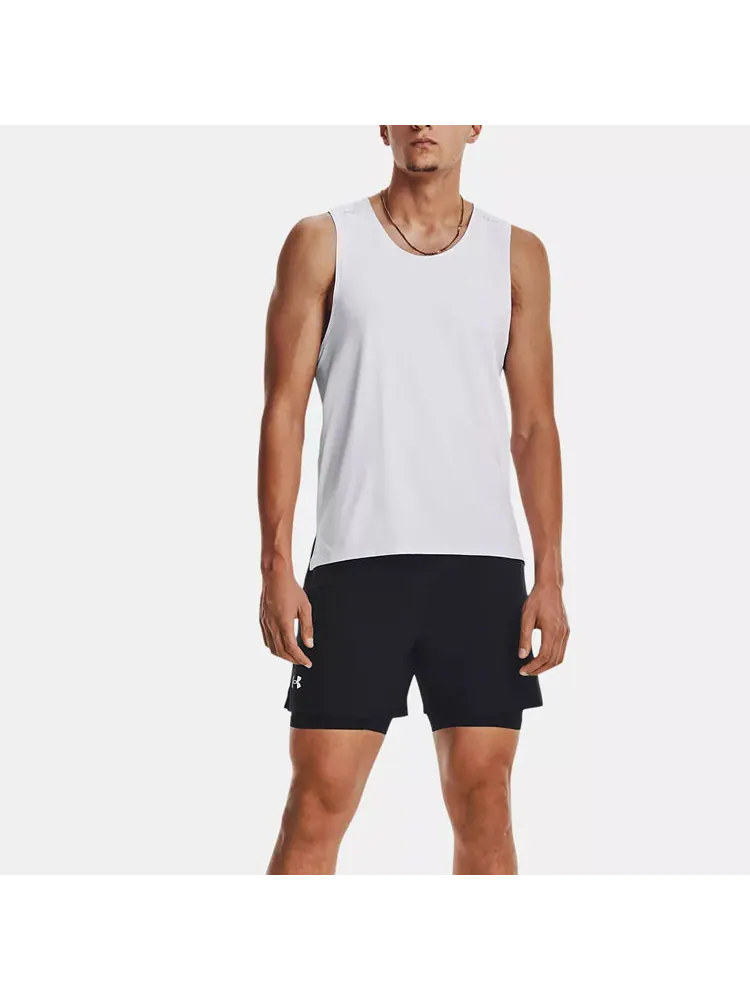 Топ Under Armour Iso-Chill Laser Running Tank 'White' — изображение 3 из 5, белый