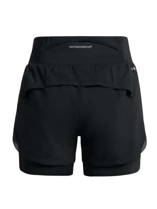Шорты run stamina 2in1 short 'black' Under Armour — изображение 2 из 2, черный