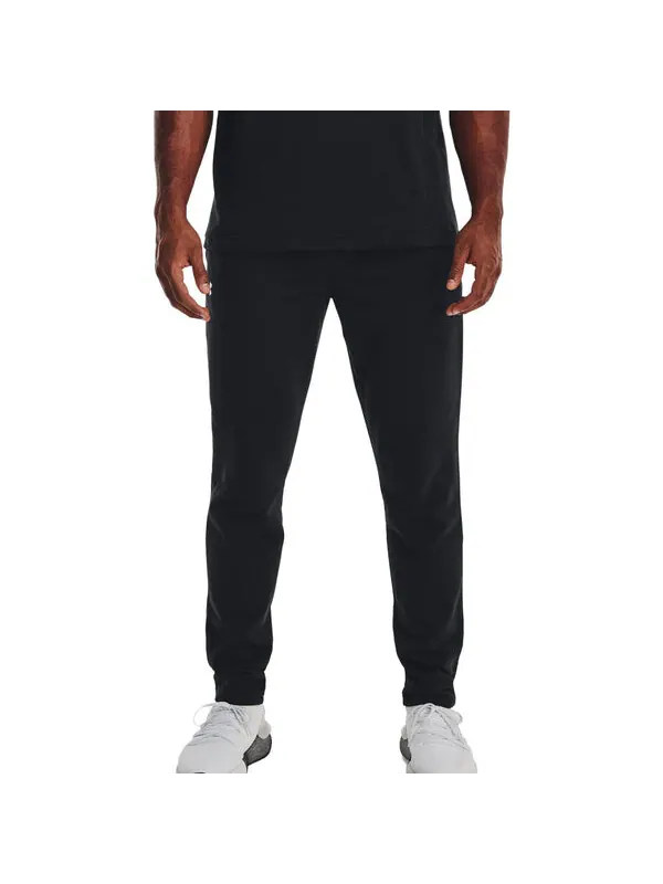 Брюки rival terry pants 'black' Under Armour — изображение 3 из 4, черный