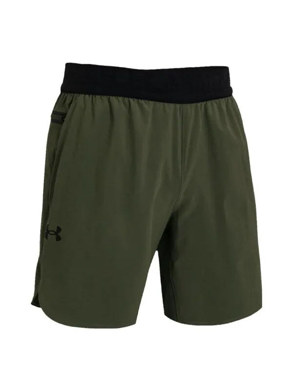 Шорты peak woven shorts 'army green' Under Armour — изображение 1 из 2, зеленый