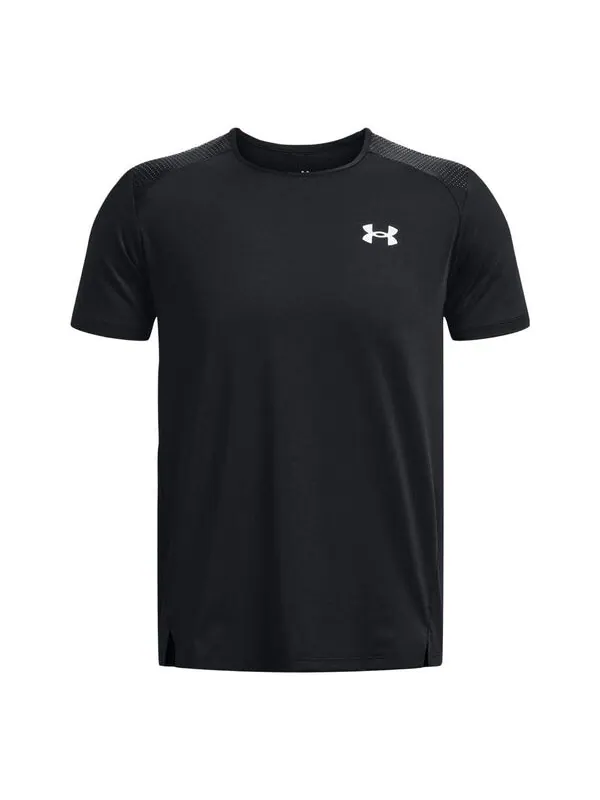 Футболка armourprint t-shirt 'black' Under Armour — изображение 1 из 4, черный/белый