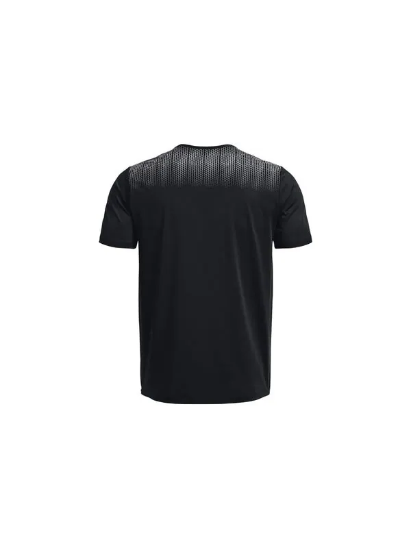 Футболка armourprint t-shirt 'black' Under Armour — изображение 2 из 4, черный/белый