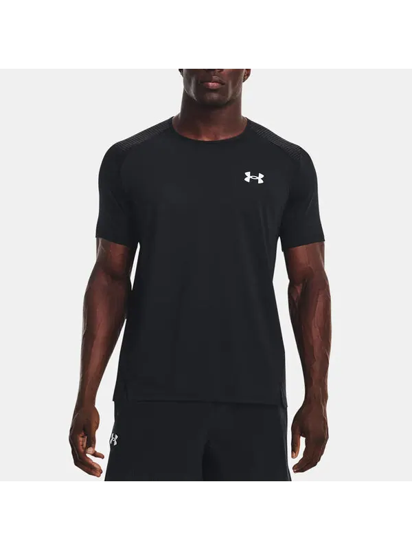 Футболка armourprint t-shirt 'black' Under Armour — изображение 4 из 4, черный/белый