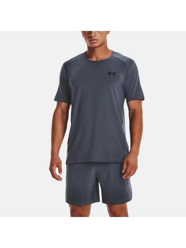 Футболка armourprin t-shirt 'dark grey' Under Armour — изображение 3 из 4, серый