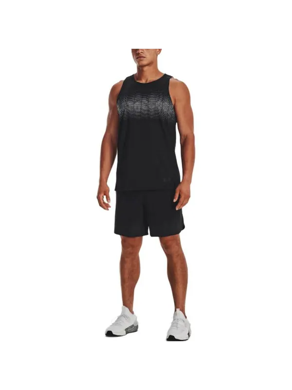 Шорты armourprint peak woven shorts 'black' Under Armour — изображение 3 из 4, черный