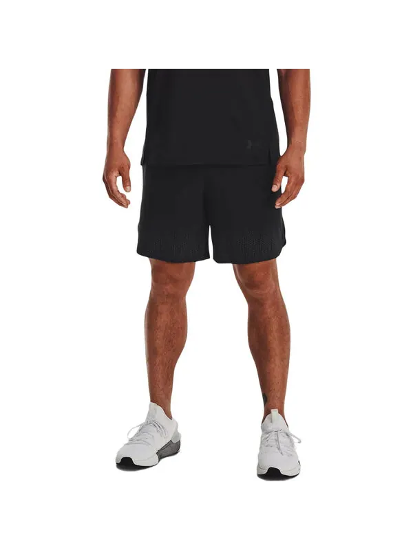 Шорты armourprint peak woven shorts 'black' Under Armour — изображение 4 из 4, черный
