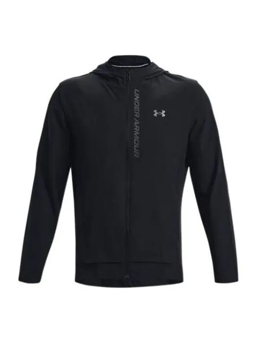 Куртка outrun the storm hooded jacket 'black' Under Armour — изображение 1 из 2, черный