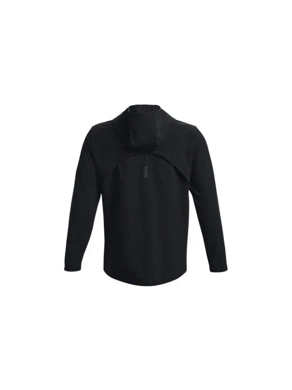 Куртка outrun the storm hooded jacket 'black' Under Armour — изображение 2 из 2, черный