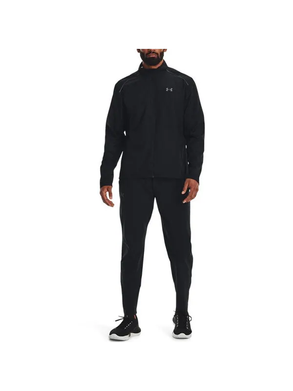 Куртка storm run windproof jacket 'black' Under Armour — изображение 2 из 3, черный