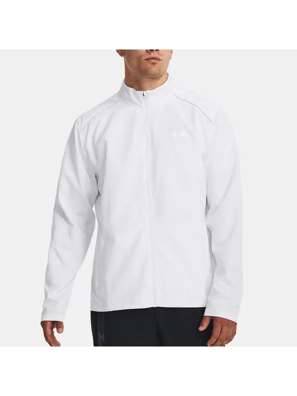 Куртка storm run windproof jacket 'white' Under Armour — изображение 3 из 4, белый