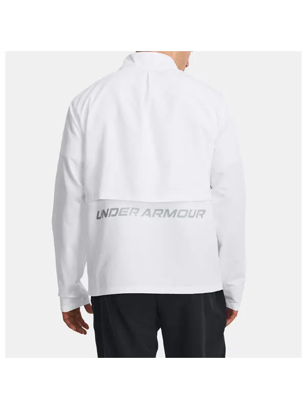 Куртка storm run windproof jacket 'white' Under Armour — изображение 4 из 4, белый