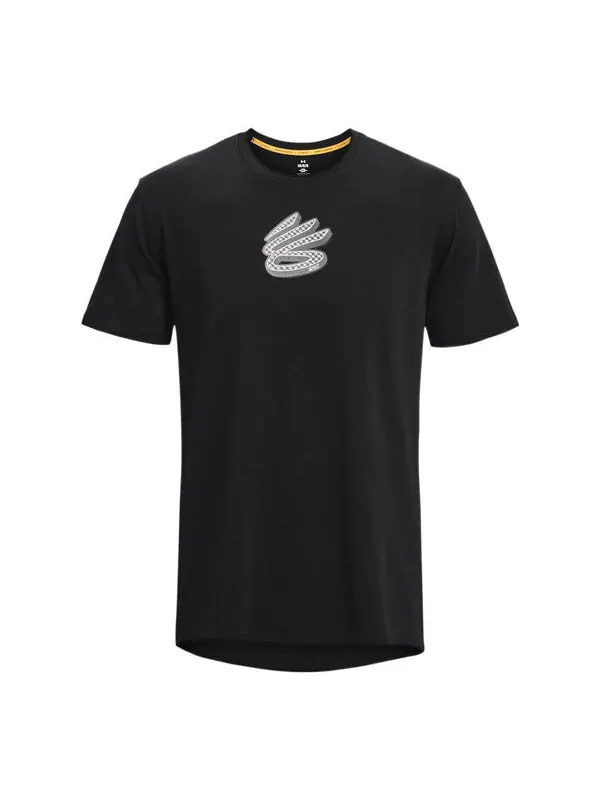 Футболка curry heavyweight t-shirt 'black' Under Armour — изображение 1 из 2, черный