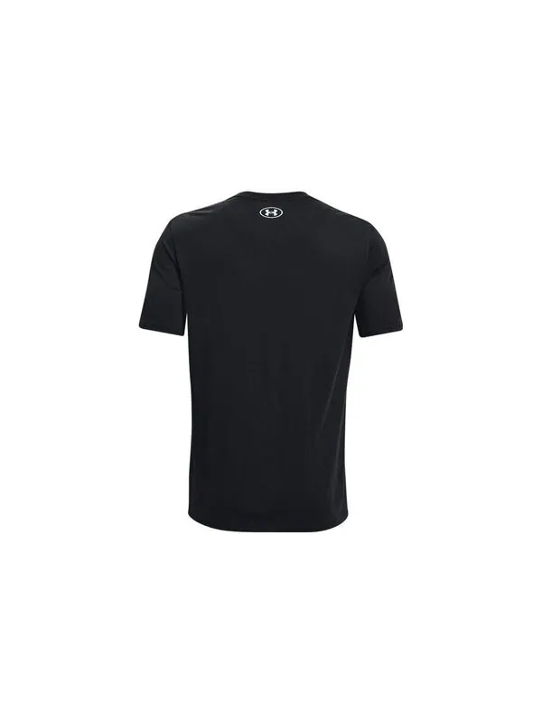 Футболка training graphics t-shirt 'black' Under Armour — изображение 2 из 4, черный/желтый/белый