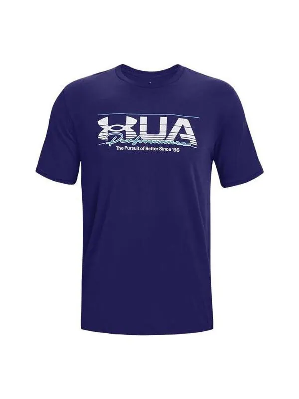 Футболка training graphics t-shirt 'blue' Under Armour — изображение 1 из 4, синий