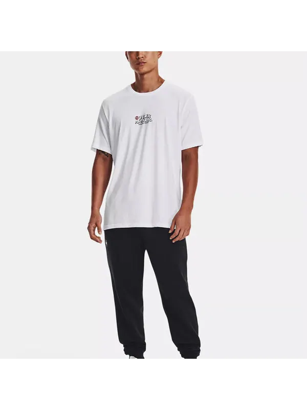 Футболка training graphics tee 'white' Under Armour — изображение 3 из 4, белый