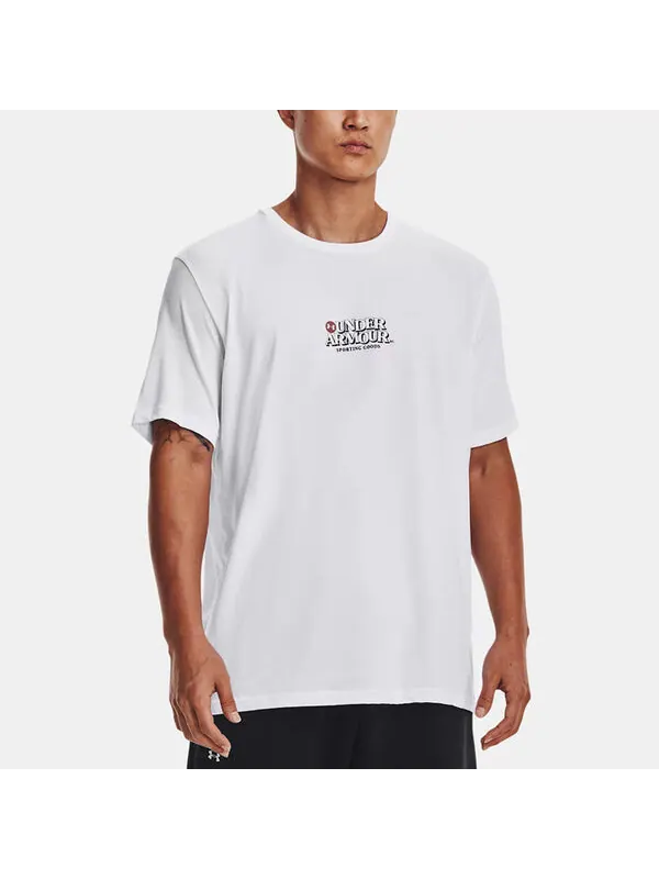 Футболка training graphics tee 'white' Under Armour — изображение 4 из 4, белый