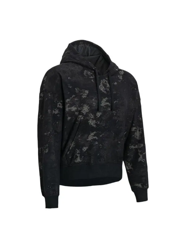 Толстовка journey terry hoodie 'black grey' Under Armour — изображение 1 из 2, черный/серый