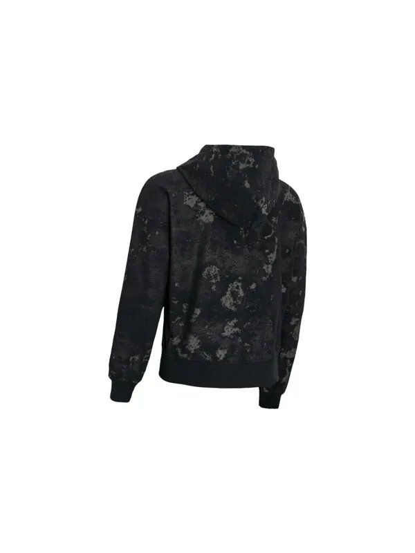 Толстовка journey terry hoodie 'black grey' Under Armour — изображение 2 из 2, черный/серый