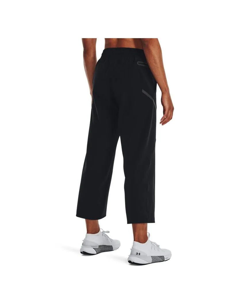 Спортивные брюки (WMNS) Under Armour Unstoppable Pants 'Black' — изображение 4 из 5, черный